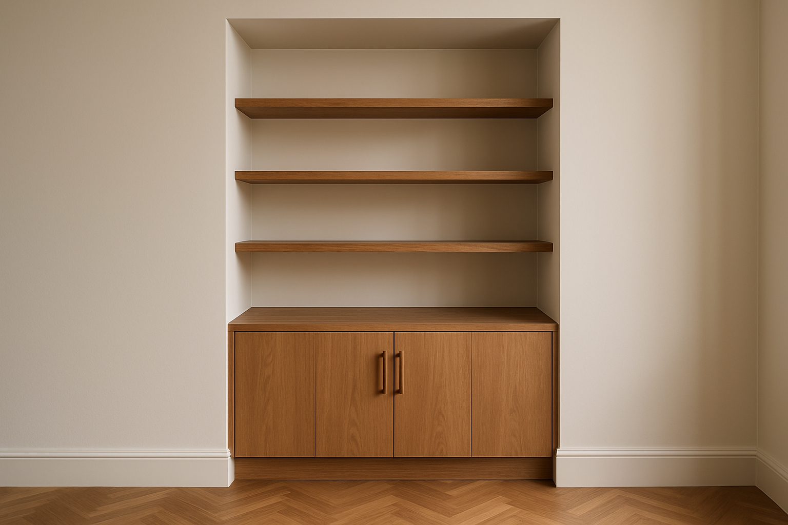 Custom built-in joinery and storage solutions